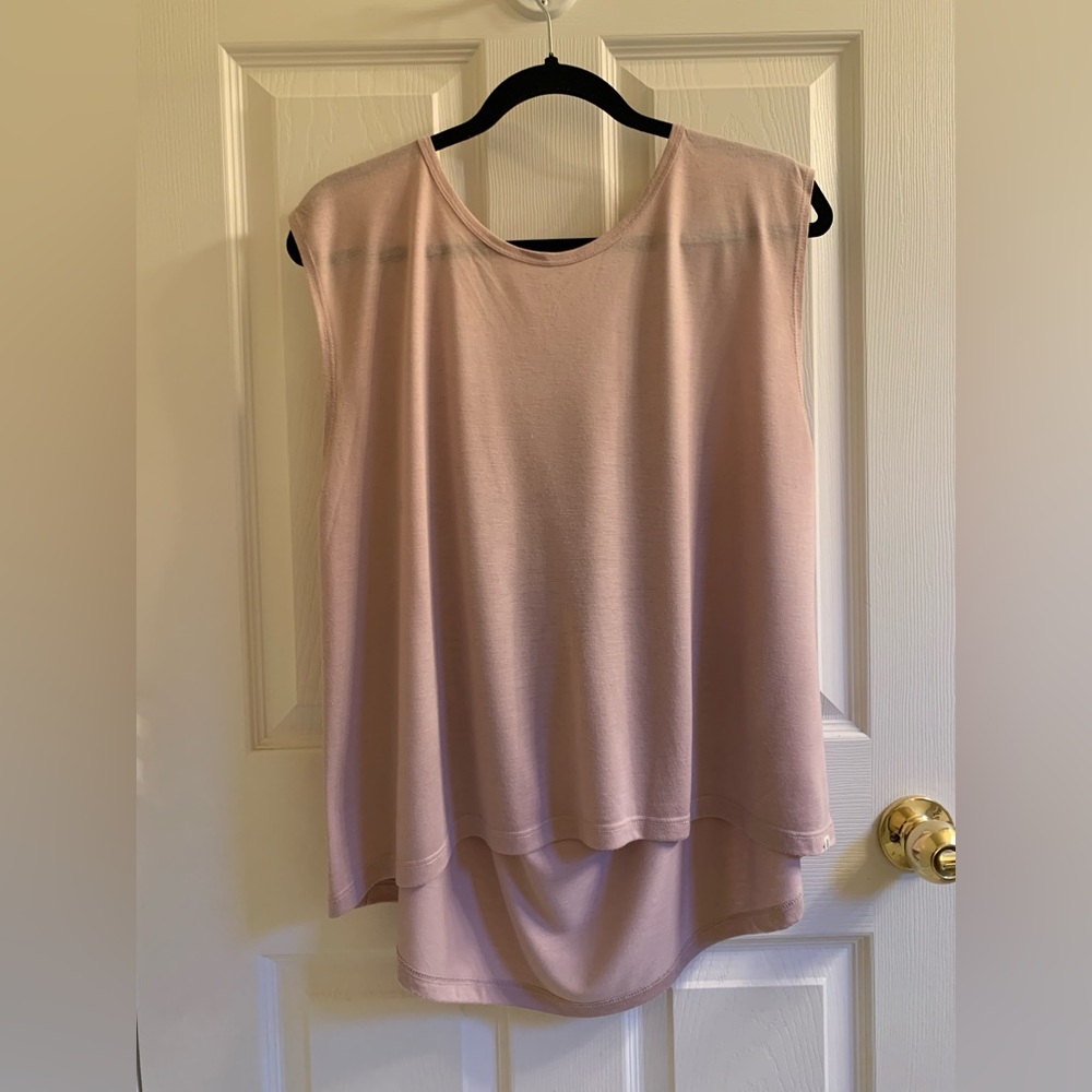 Element Rose Pink Semi-Sheer Tank Top Size M